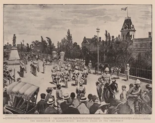 Okupacja Bloemfontein, montowanie straży przy prezydencji